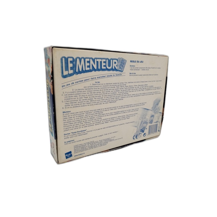 Le Menteur - MB Jeux - Jeu de Cartes Bluff Famille 2-6 Joueurs - Dès 7