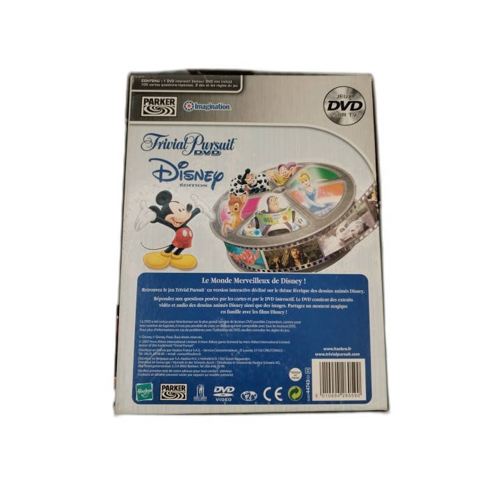 Trivial Pursuit DVD Disney Edition - Parker - Jeu Quiz 2-24 Joueurs -