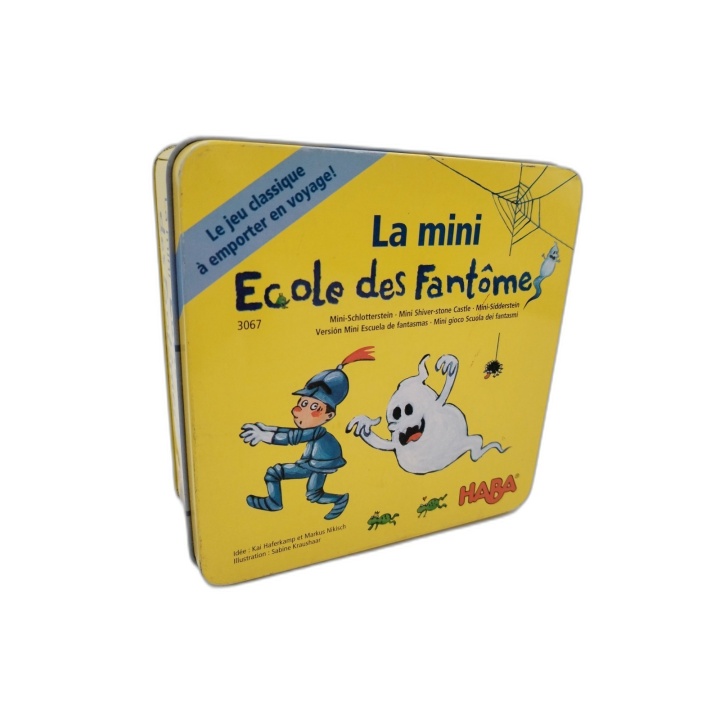 La Mini École des Fantômes - HABA - Jeu Voyage Boîte Métal - Dès 5 ans