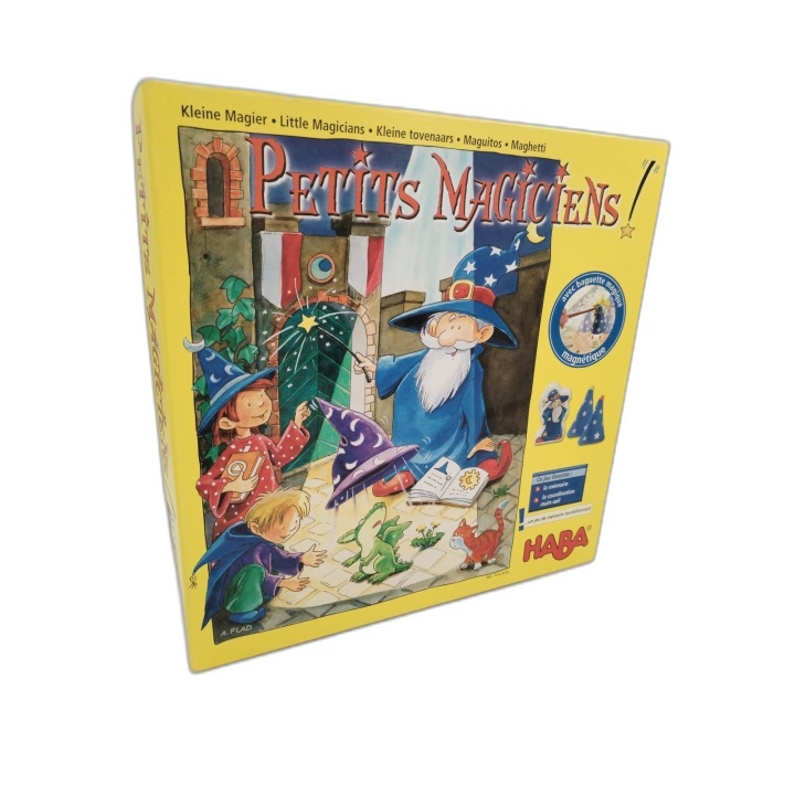 Petits Magiciens - HABA - Jeu Mémoire Enfant avec Baguette Magnétique
