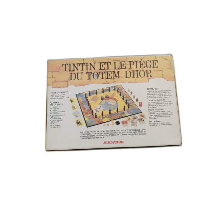 Tintin et le Piège du Totem Dhor - Jeux Nathan - Jeu Société 2-4 Joueu