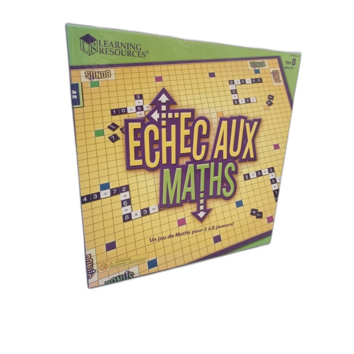 Echec aux Maths - Learning Resources - Jeu Éducatif 2-8 Joueurs - 8 an
