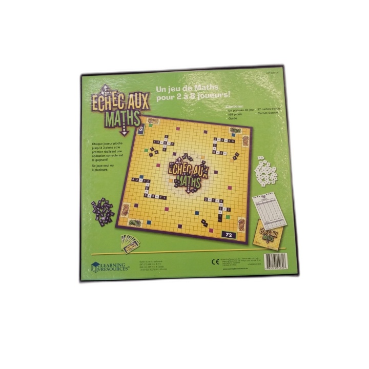 Echec aux Maths - Learning Resources - Jeu Éducatif 2-8 Joueurs - 8 an