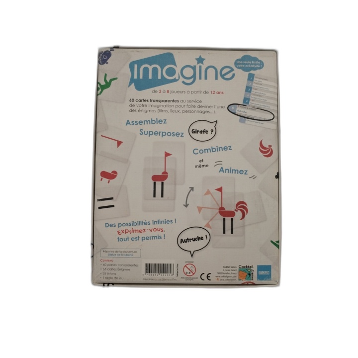 Imagine - Cocktail Games - Jeu de devinettes 3-8 joueurs - 12 ans - As