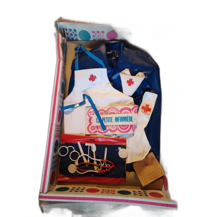 Panoplie La Petite Infirmière Vintage Années 70 - Costume Complet Jama
