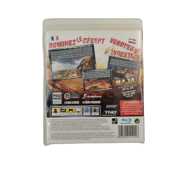 Baja Edge of Control - PlayStation 3 - Jeu Course Off-Road 4x4 - Occas
