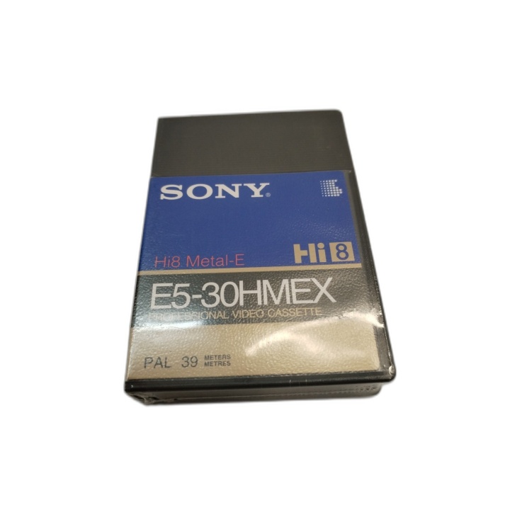 Cassette Sony Hi8 Metal-E E5-30HMEX Professional Video - Neuve Scellée