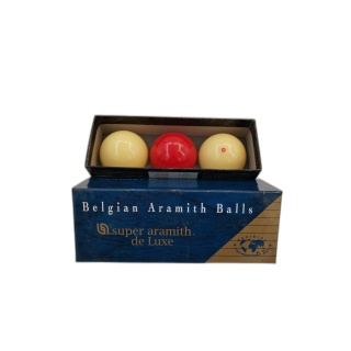 Super Aramith de Luxe Belgian Balls - Jeu de Billard Carambole 3 Bille