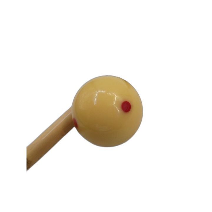 Queue de Billard Noire + Bille Blanche à Points Rouges - Accessoires B