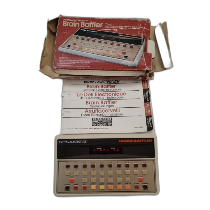 Brain Baffler Mattel Electronics - Jeu Électronique Vintage 1979 - Mot