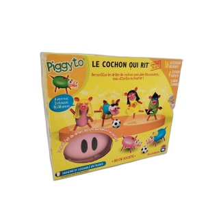 Piggyto Le Cochon Qui Rit - Dujardin - Jeu Enfant 2-4 Joueurs - 6 ans