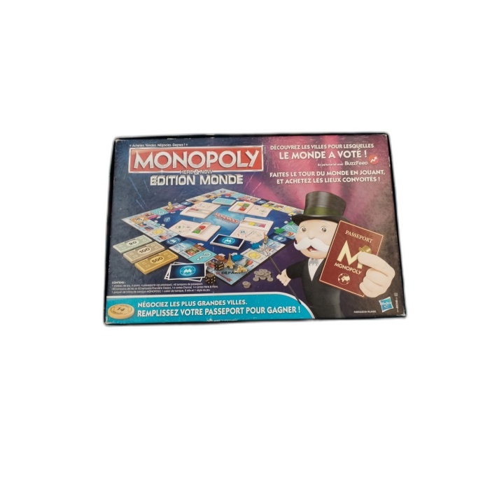 Monopoly Here & Now Édition Monde - Hasbro - Jeu Famille 2-6 Joueurs -