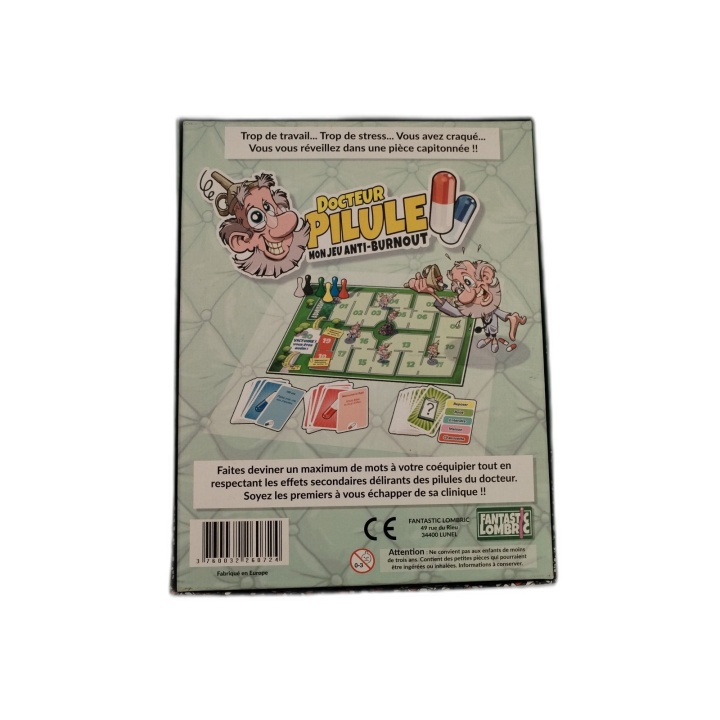 Docteur Pilule Mon Jeu Anti-Burnout - Fantastic Lombre - Jeu Humour -