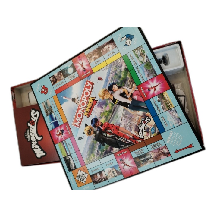 Monopoly Junior Miraculous - Hasbro - Jeu Famille 2-4 Joueurs - 5 ans+