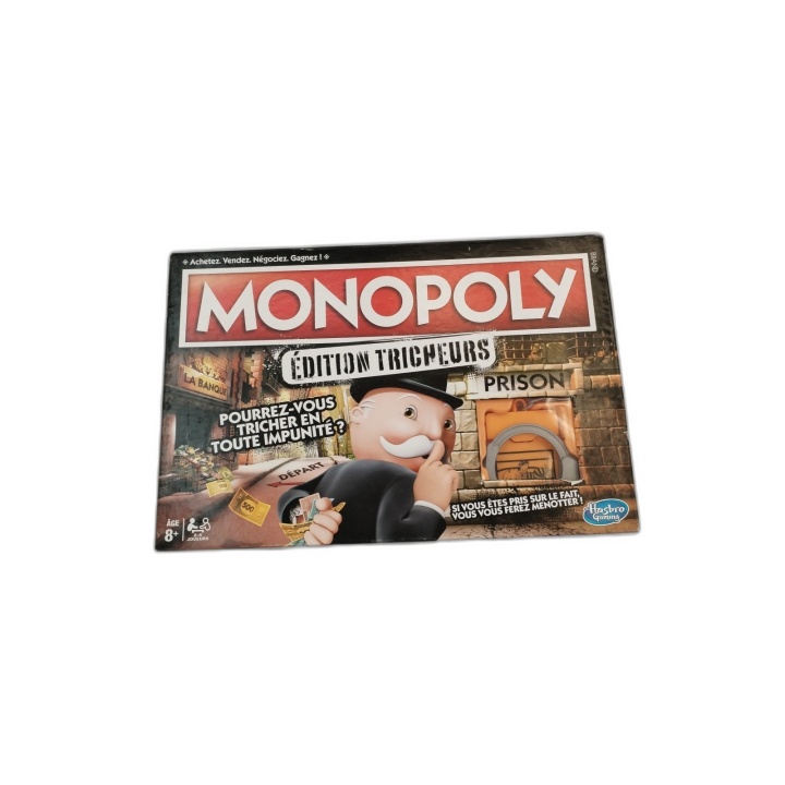 Monopoly Édition Tricheurs - Hasbro - Jeu Famille 2-6 Joueurs - 8 ans+