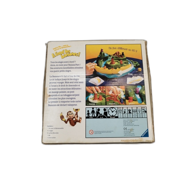 A Fond les Bananes ! - Ravensburger - Jeu Enfant 2-4 Joueurs - Dès 4 a