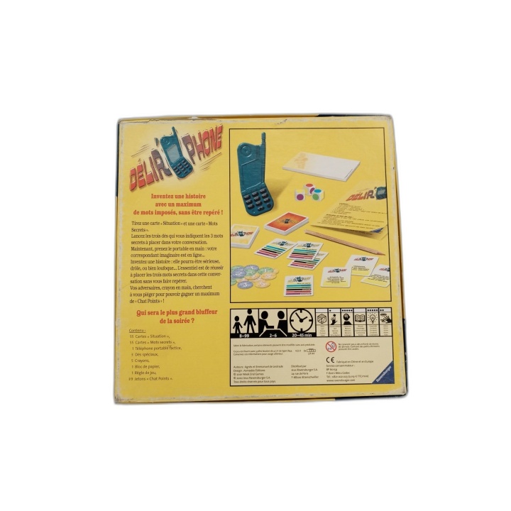 Déliр'Phone Ravensburger - Jeu de Société Histoires & Mots - 4 Joueurs