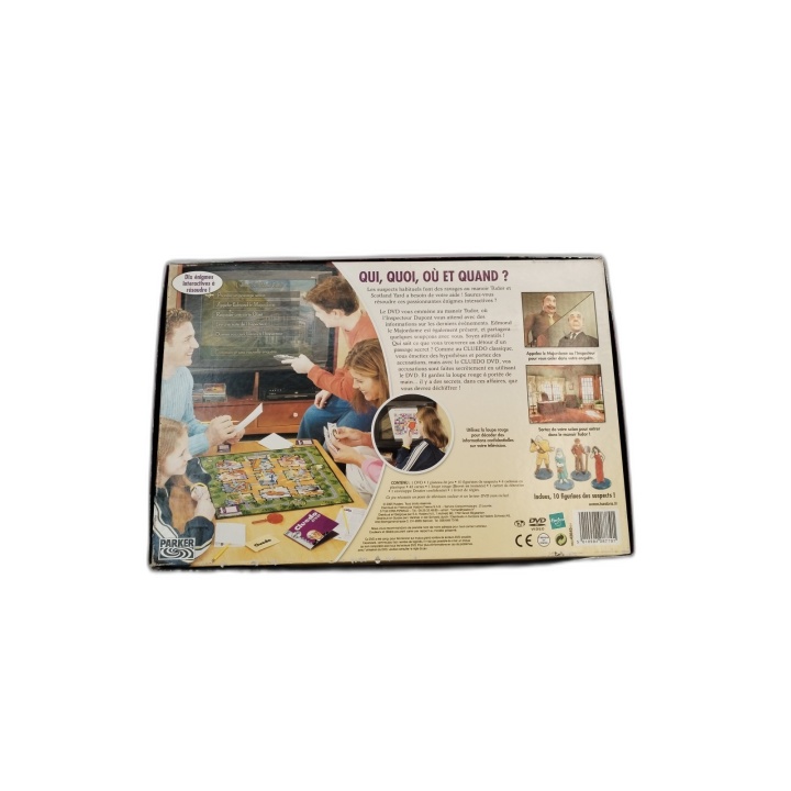 Cluedo Jeu DVD Parker - Jeu Enquête Déduction 3-6 Joueurs - 8 ans - Oc