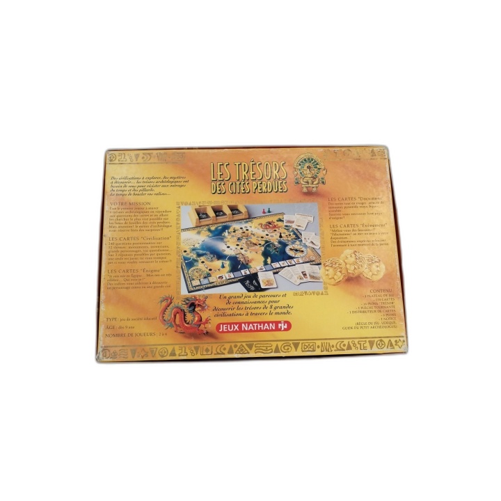 Les Trésors des Cités Perdues - Jeux Nathan - 2 à 6 Joueurs - 9 ans - 