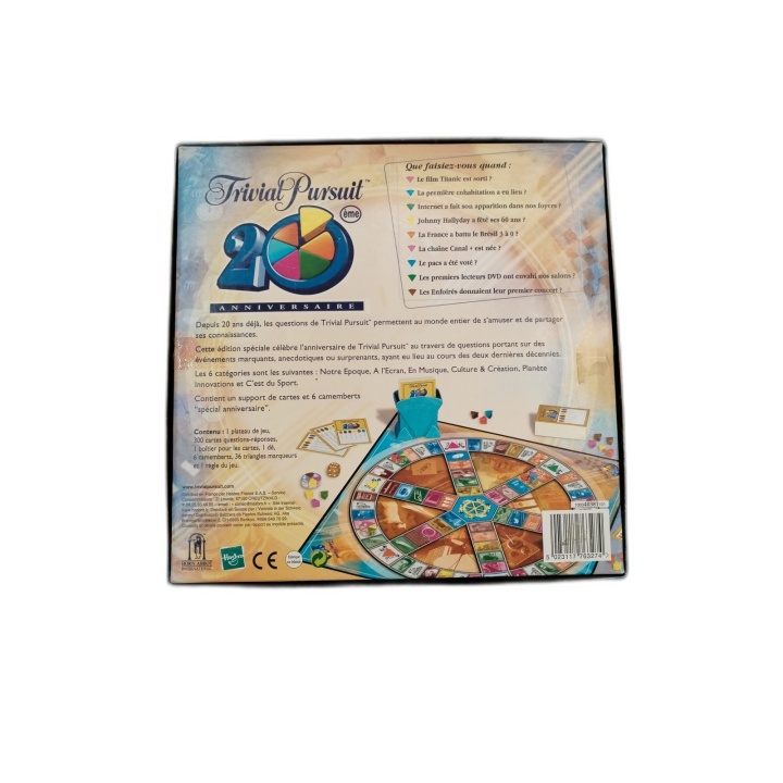 Trivial Pursuit 20ème Anniversaire 1984-2004 - Hasbro - Quiz Culture G