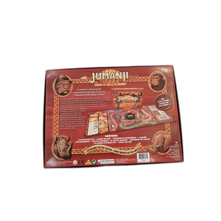 Jumanji Le Jeu de Société - Cardinal - Aventure Famille 2-4 Joueurs -