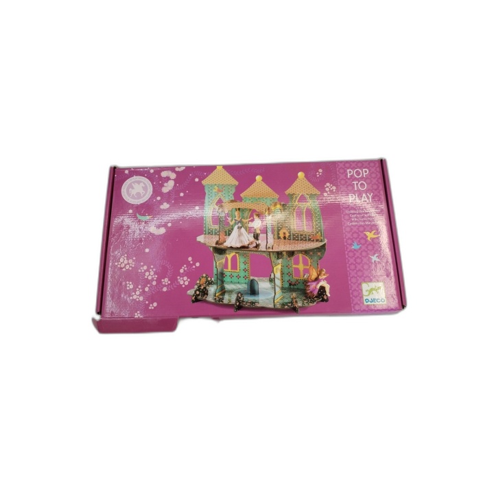 Djeco Pop to Play Château des Fées - Maquette Carton 3D - Dès 4 ans -