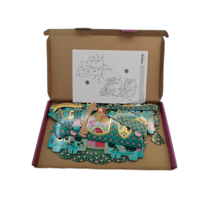 Djeco Pop to Play Château des Fées - Maquette Carton 3D - Dès 4 ans -