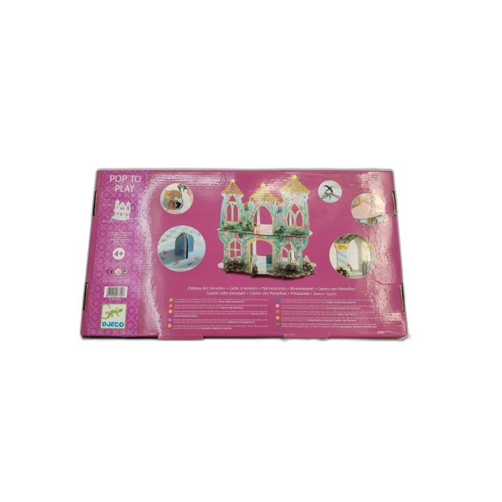 Djeco Pop to Play Château des Fées - Maquette Carton 3D - Dès 4 ans -