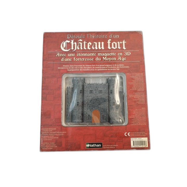 Déroule l'Histoire d'un Château Fort - Nathan - Livre Interactif Médié