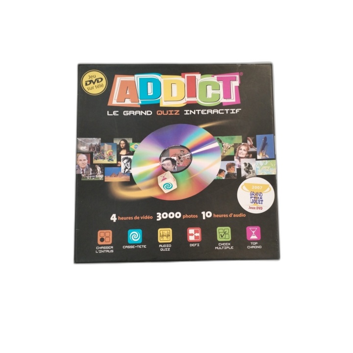 Addict Le Grand Quiz Interactif DVD - Jeu Quiz Famille 3000 photos - G