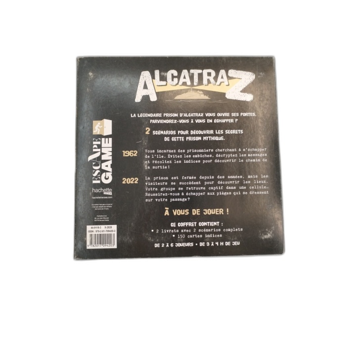Alcatraz Escape Game - Hachette Heroes - 2 Scénarios 2-6 Joueurs - Occ