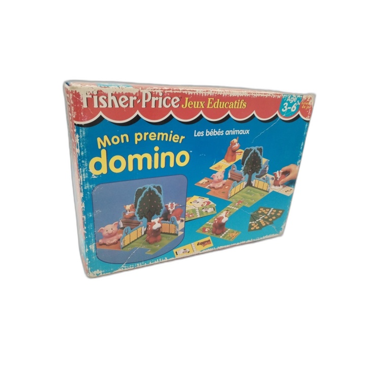 Mon Premier Domino Les Bébés Animaux - Fisher-Price - Jeu Éducatif Enf