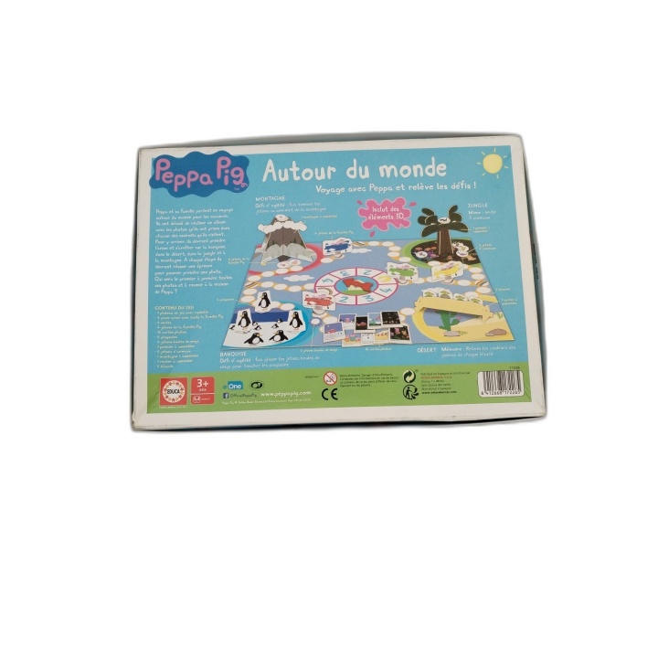 Peppa Pig Autour du Monde - Educa - Jeu de société enfant 3 ans+ - Élé
