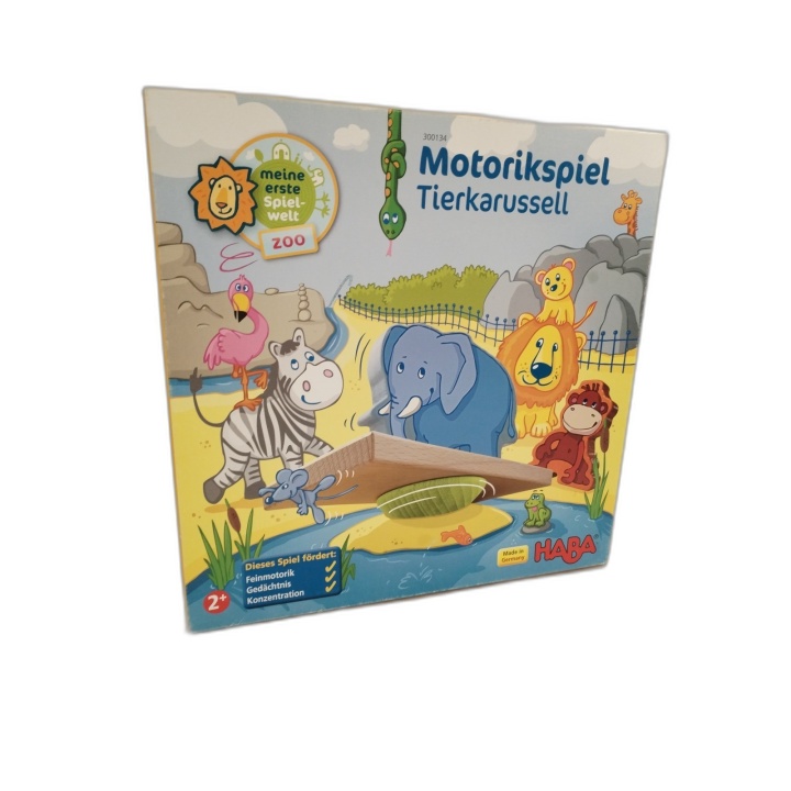 HABA Motorikspiel Tierkarussell - Jeu Motricité Zoo Enfant 2 ans+ - Oc