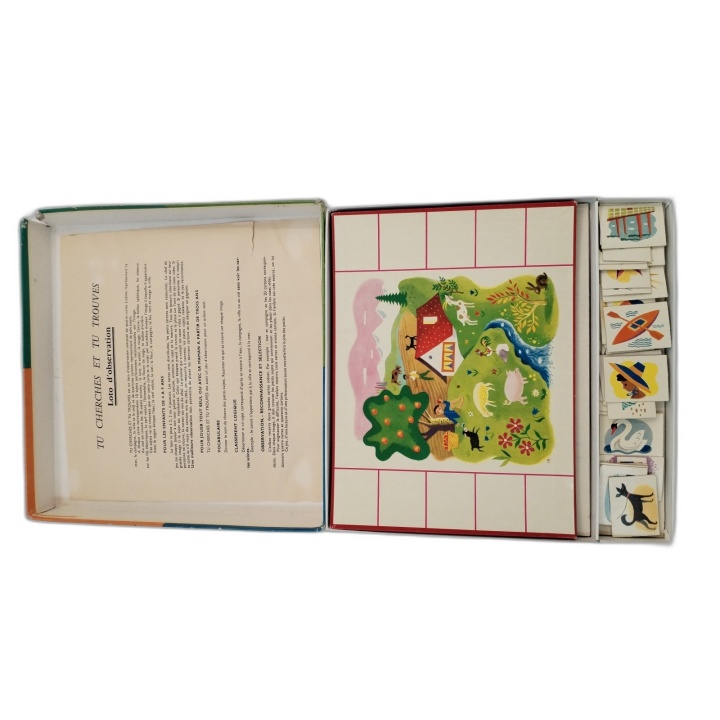 Tu Cherches et Tu Trouves - Fernand Nathan - Loto d'Observation Vintag