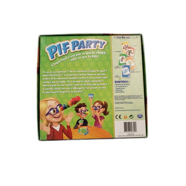 Pif Party - Spin Master - Jeu Bluff Enfants 7 ans+ - Occasion Complet