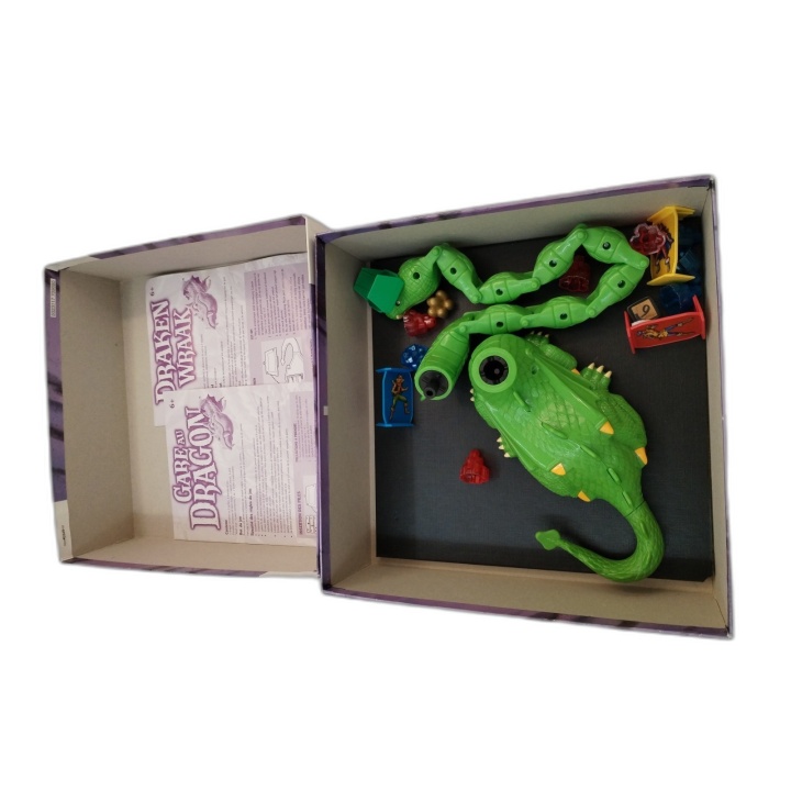 Gare au Dragon MB - Jeu Société Enfants 2-4 Joueurs - 6 ans - Dragon M