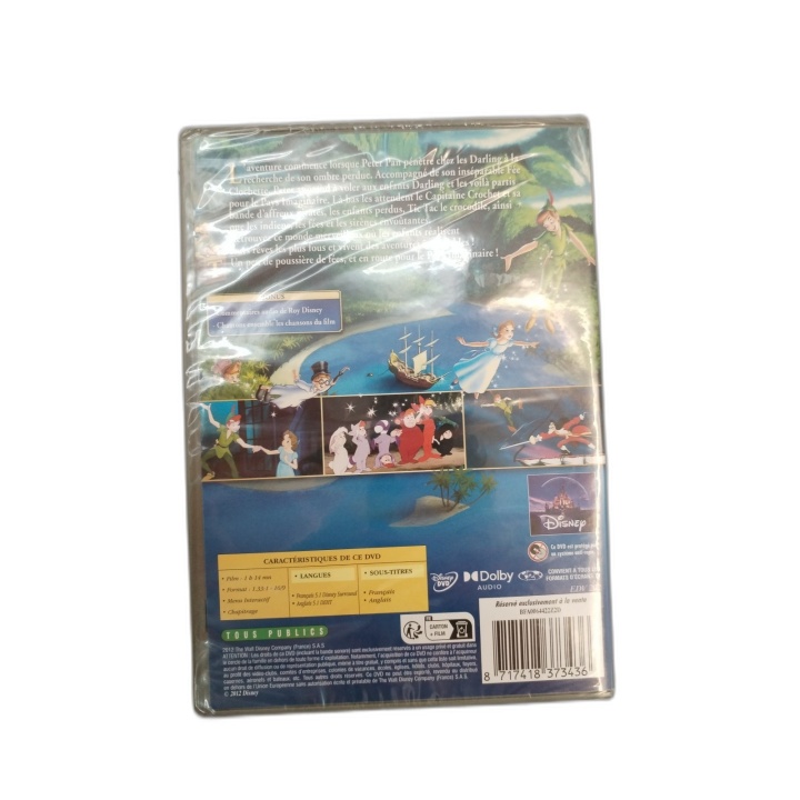 Peter Pan - DVD Disney Classique - Film Animé - Édition Collector Zone