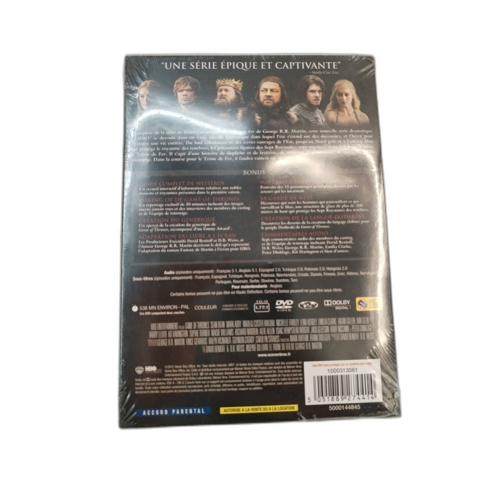 Game of Thrones Le Trône de Fer - Intégrale Saison 1 - Coffret DVD Neu
