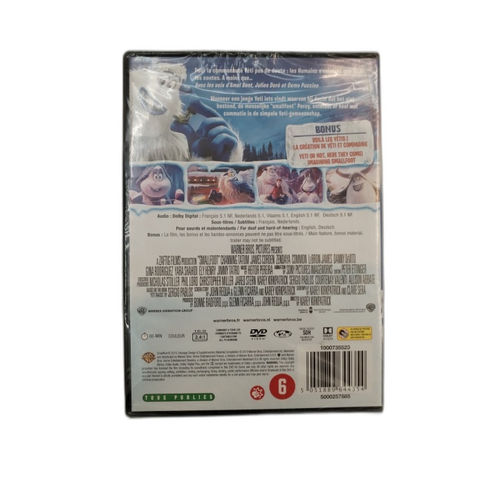 Yéti & Compagnie (Small Foot) - DVD Film Animation - Warner Bros - Tou