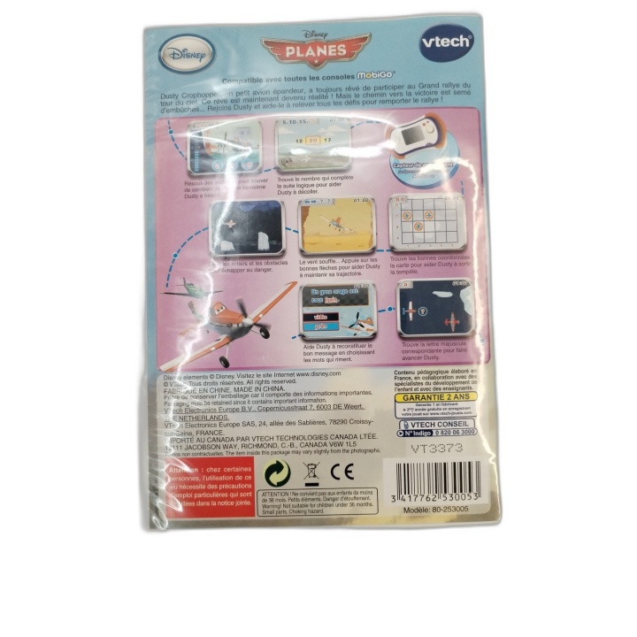 VTech MobiGo Cartouche Disney Planes - Jeu Éducatif Enfant 4-7 ans - N
