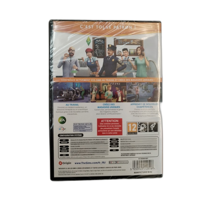 Les Sims 4 Au Travail - Pack d'Extension PC/MAC DVD-ROM - Neuf Sous Bl