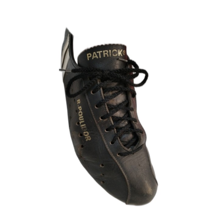 Chaussures Cyclisme Patrick R. Poulidor Vintage Noir Cuir - Taille 42 