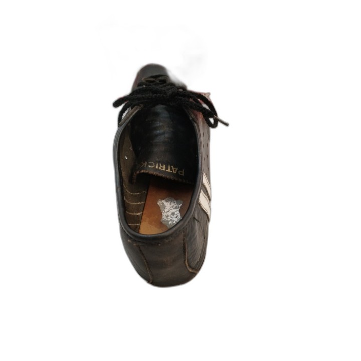 Chaussures Cyclisme Patrick R. Poulidor Vintage Noir Cuir - Taille 42 