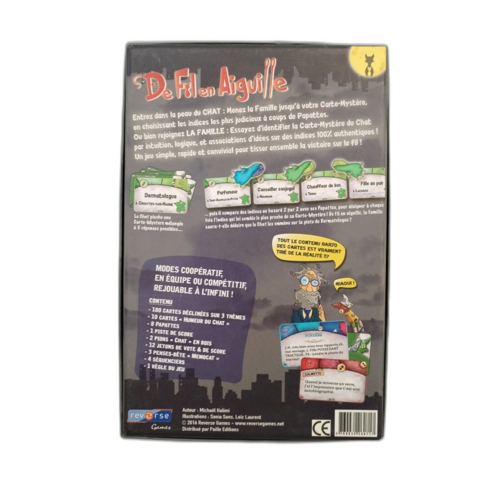 De Fil en Aiguille - Reverse Games - Jeu d'association famille - 3 jou