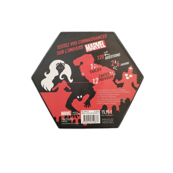Boîte à Quizz Marvel - Hachette - Jeu Quiz Soirée Famille - Occasion C