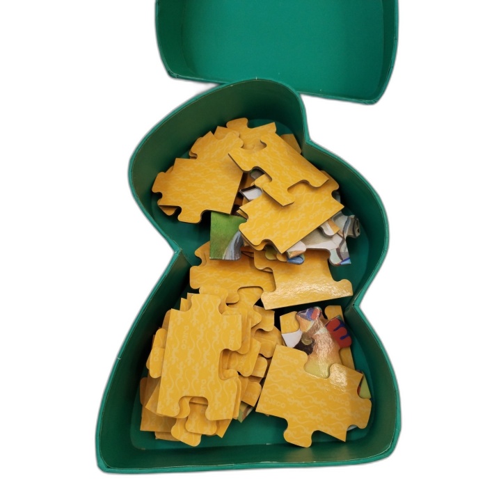 Le Chevalier - Djeco - Puzzle Silhouette 36 pièces - Enfant 4 ans+ - O