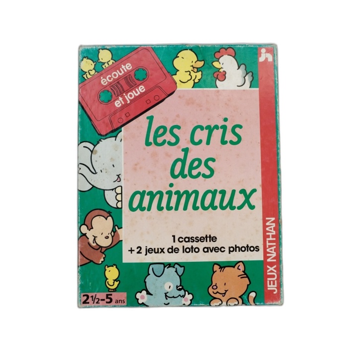 Les Cris des Animaux - Jeux Nathan - Loto + Cassette - 2,5 à 5 ans - O