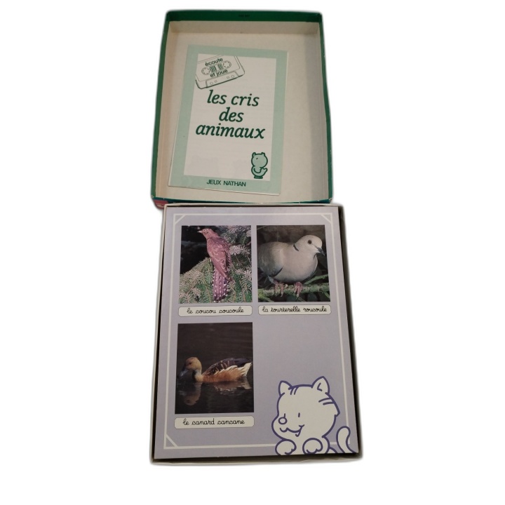 Les Cris des Animaux - Jeux Nathan - Loto + Cassette - 2,5 à 5 ans - O