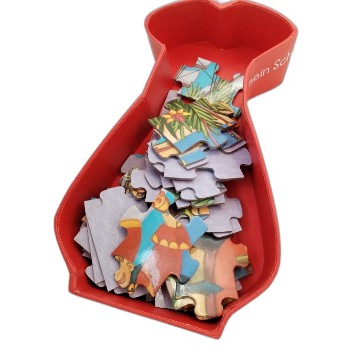 Le Pirate et son Trésor - Djeco - Puzzle Silhouette 36 pièces - Dès 4